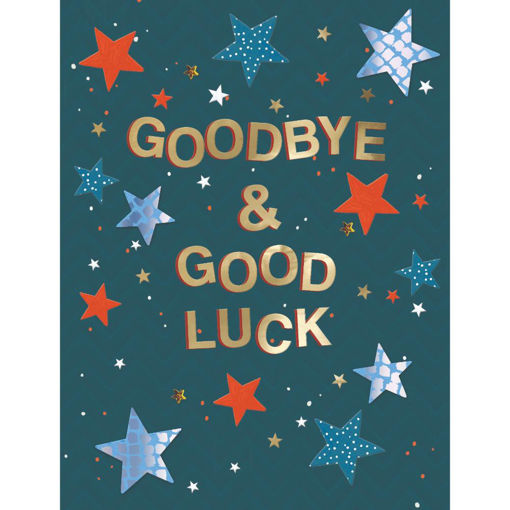 Picture of GOODBYE & GOOD LUCK LARGE CARD